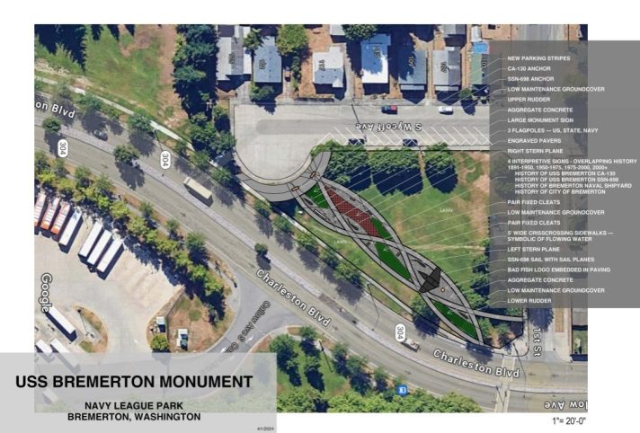 Proposed site at First and Callow in bremerton