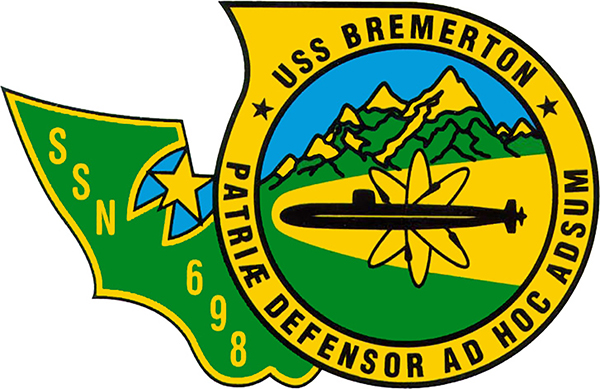 USS Bremerton SSN-698 Crest