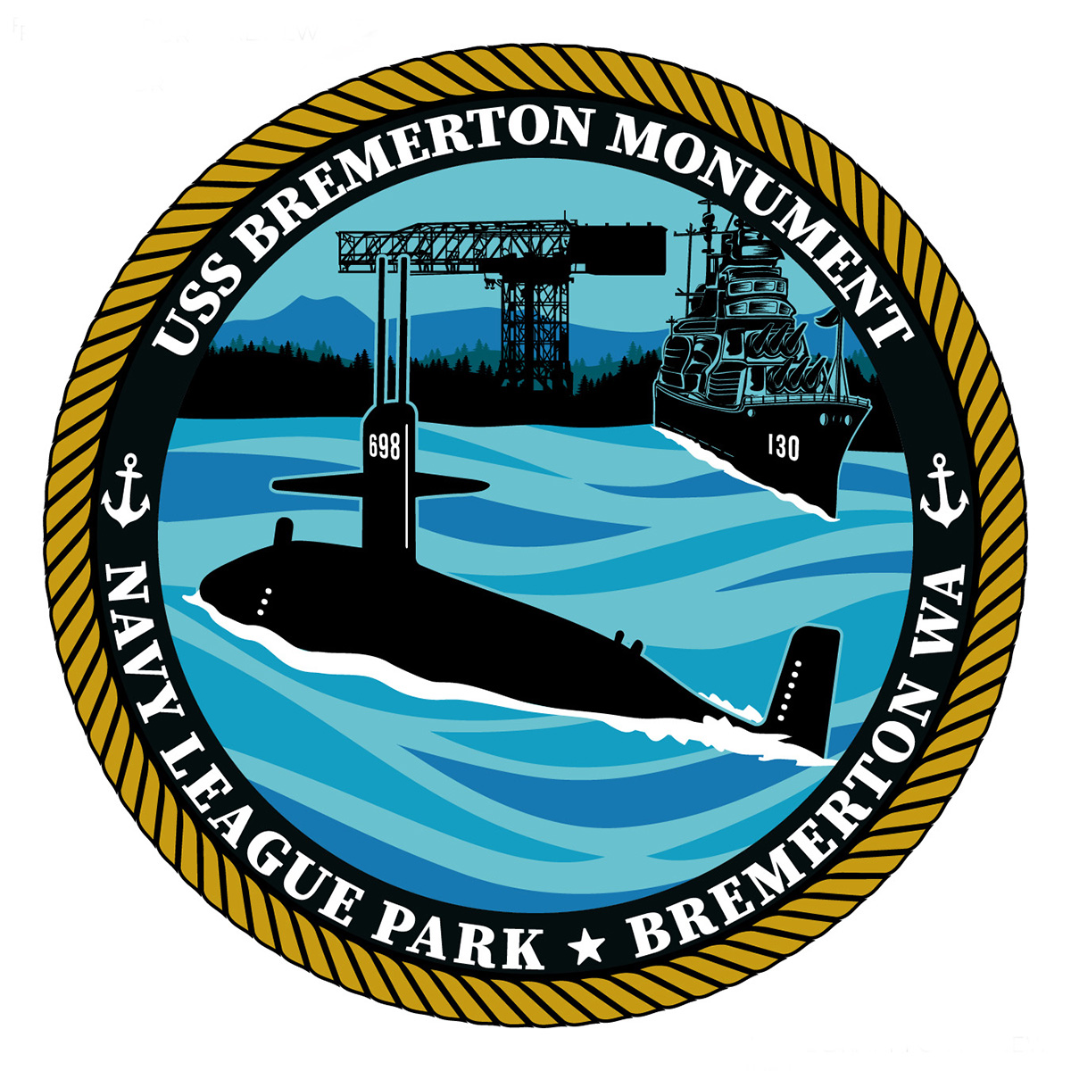 USS Bremerton Crest