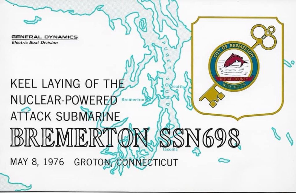 May 8: USS Bremerton (SSN-698) Keel- Laying