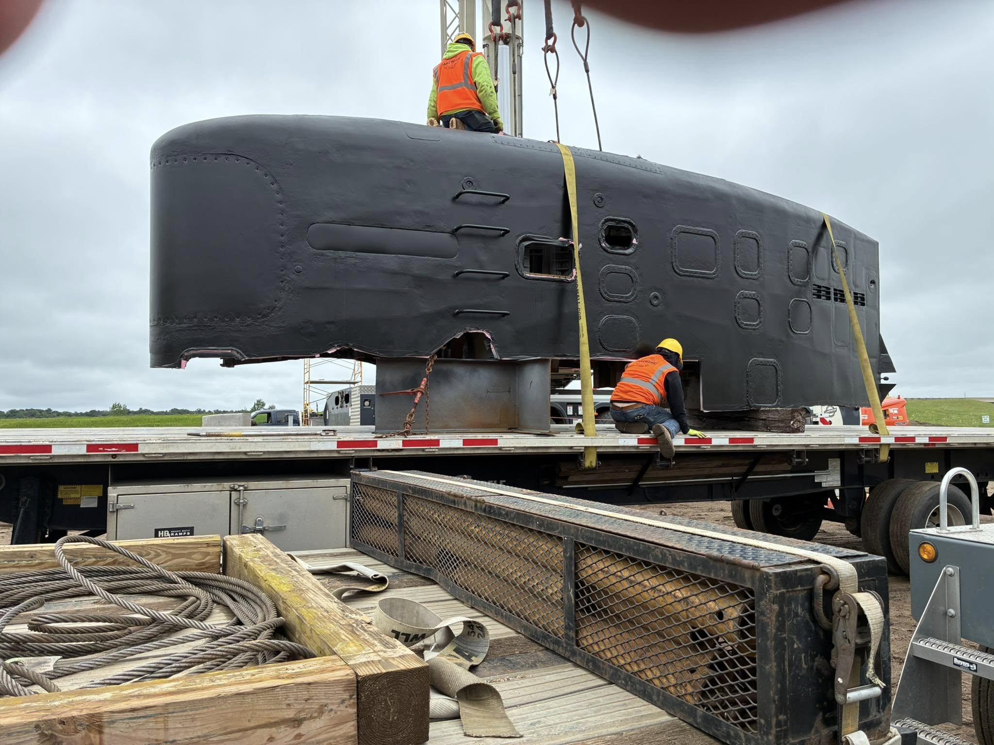 USS Minneapolis St Paul (SSN-708) Installation